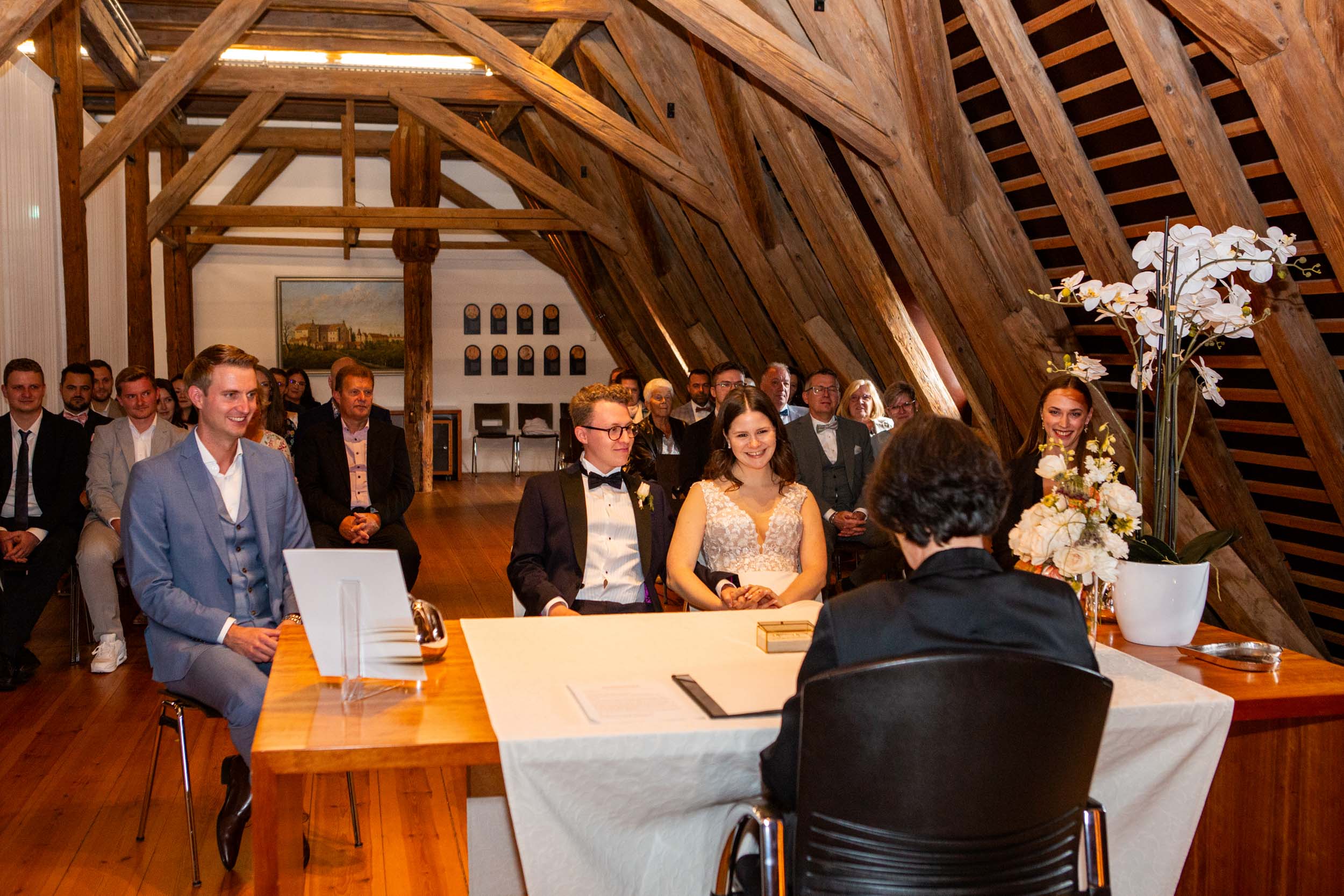 Standesamtliche Trauung von Dagmar und Robert im Standesamt Rechberghausen