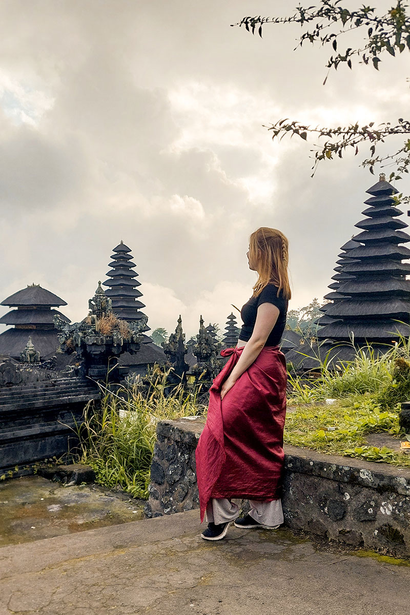 Portrait Anna Fezer auf Bali