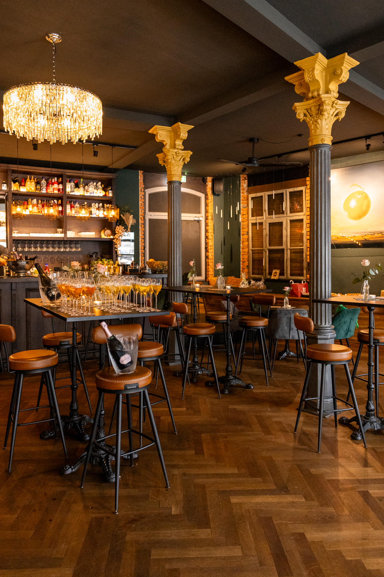 Sektempfang im Mehls Esslingen nach der Trauung