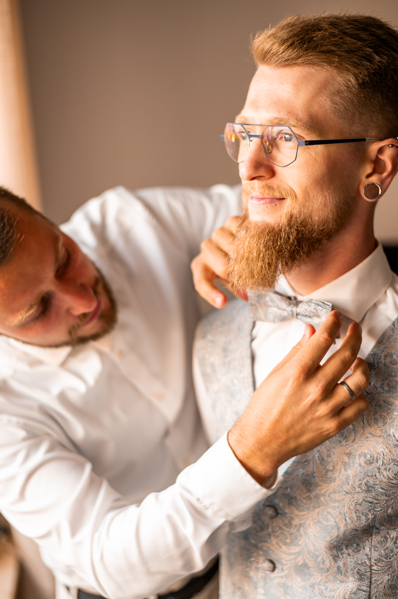Getting Ready Bräuigam Hochzeit in Kirchheimheim