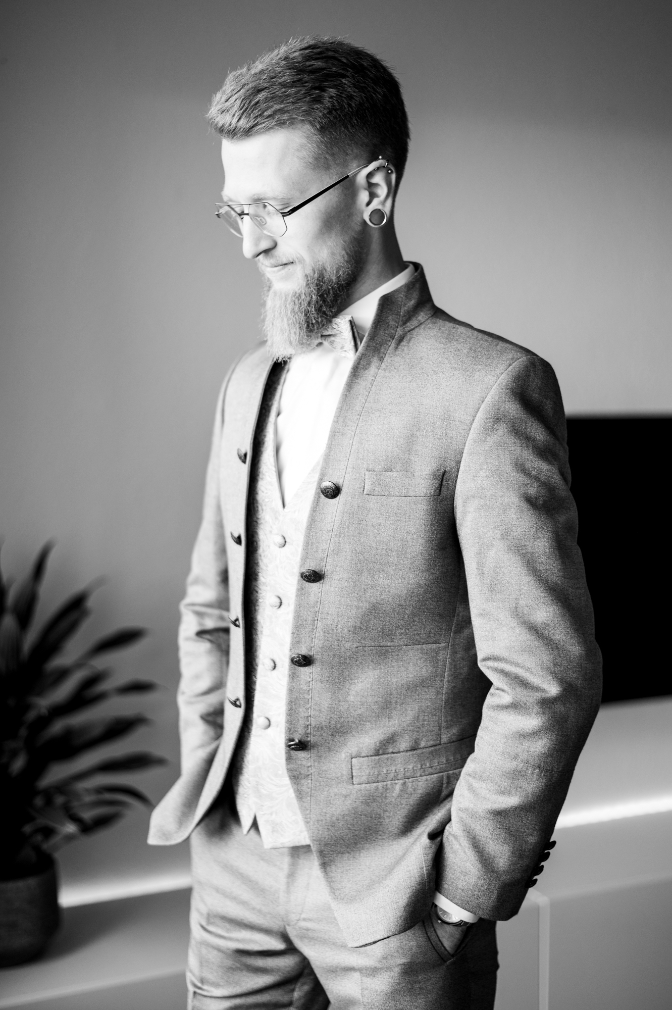 Getting Ready Bräuigam Hochzeit in Kirchheimheim